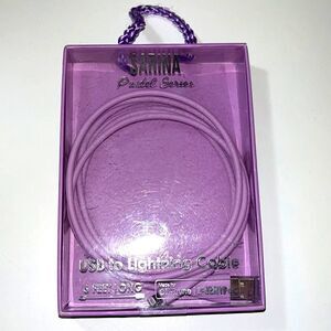 Sarina ubs to Lightning cable 6 feet long new